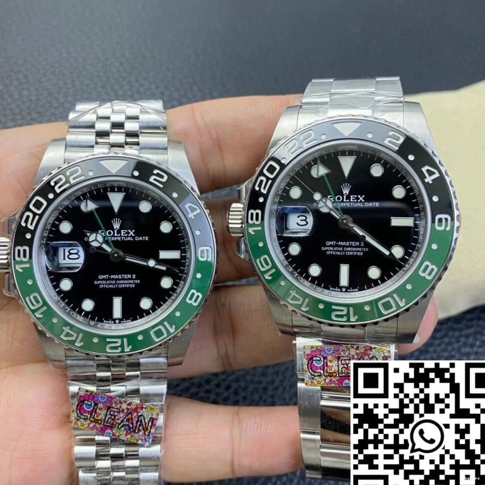 Clean M126720VTNR-0001 Black Dial Master II GMT Factory Rolex 0501